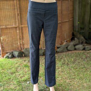 Midrise Pull-on Bootcut Stretch Slacks Dress Pants Charcoal NEW without tags